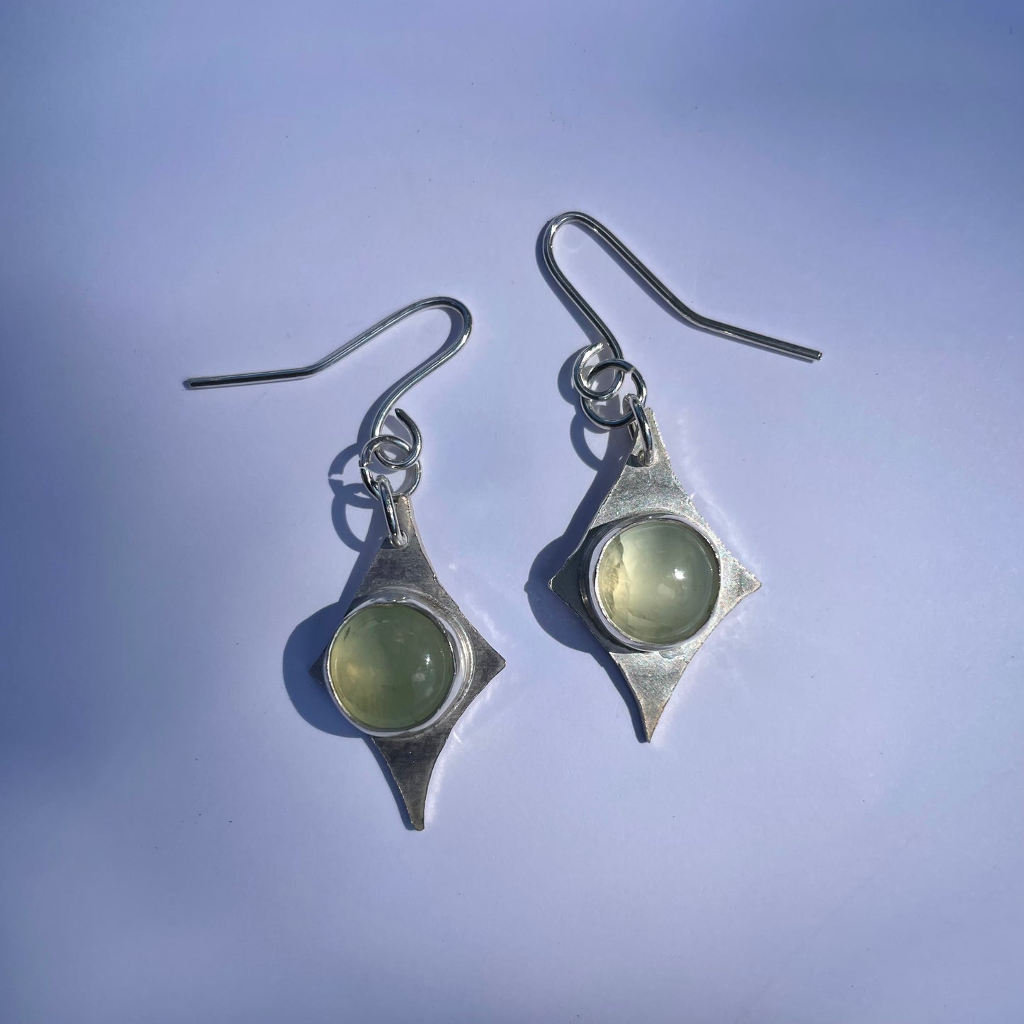 Green Diamond Earrings