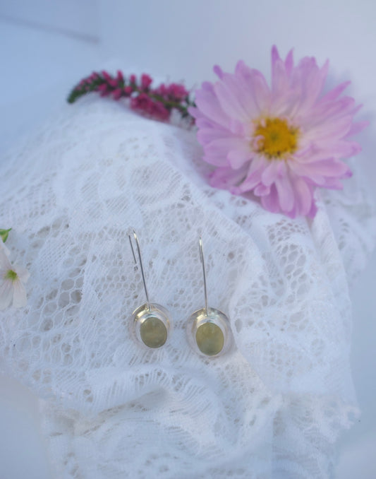 Prehnite Earrings