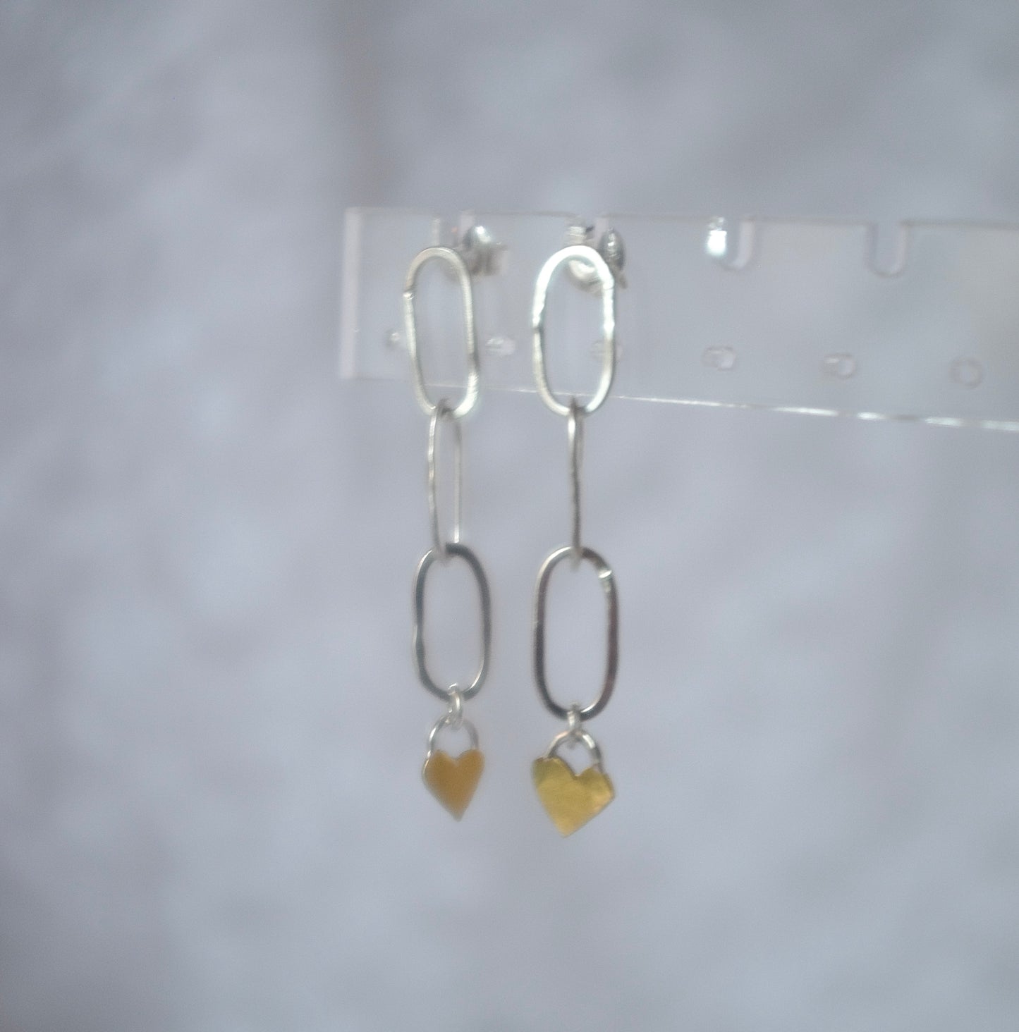 The Chained Hearts Studs