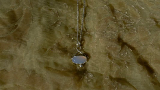 Blue Chalcedony Necklace