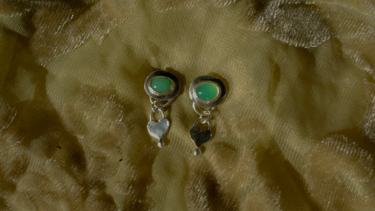 Advenurine Heart Studs