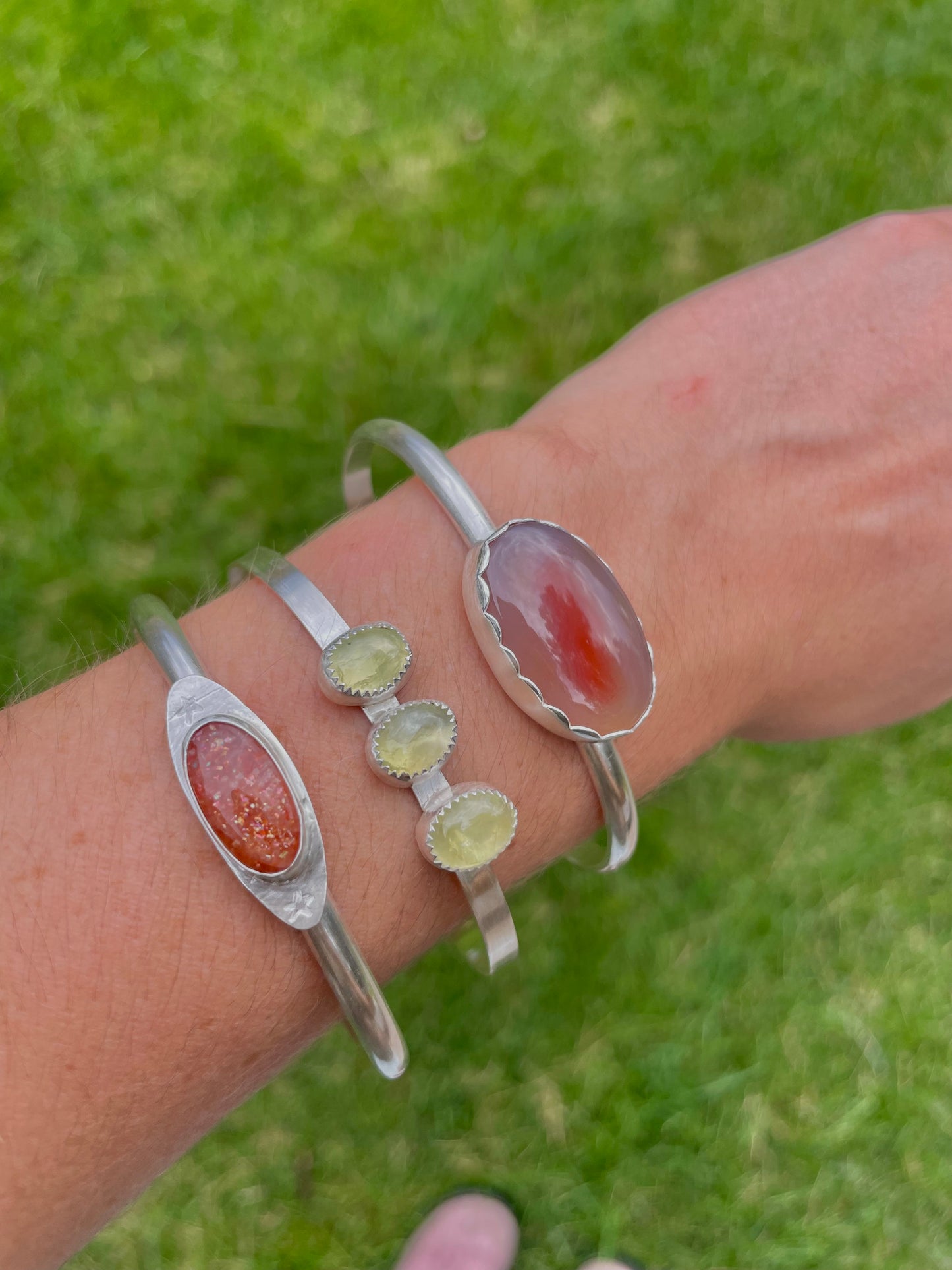Prehnite Cuff
