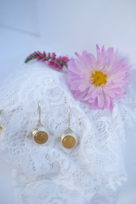 Chalcedony Earrings