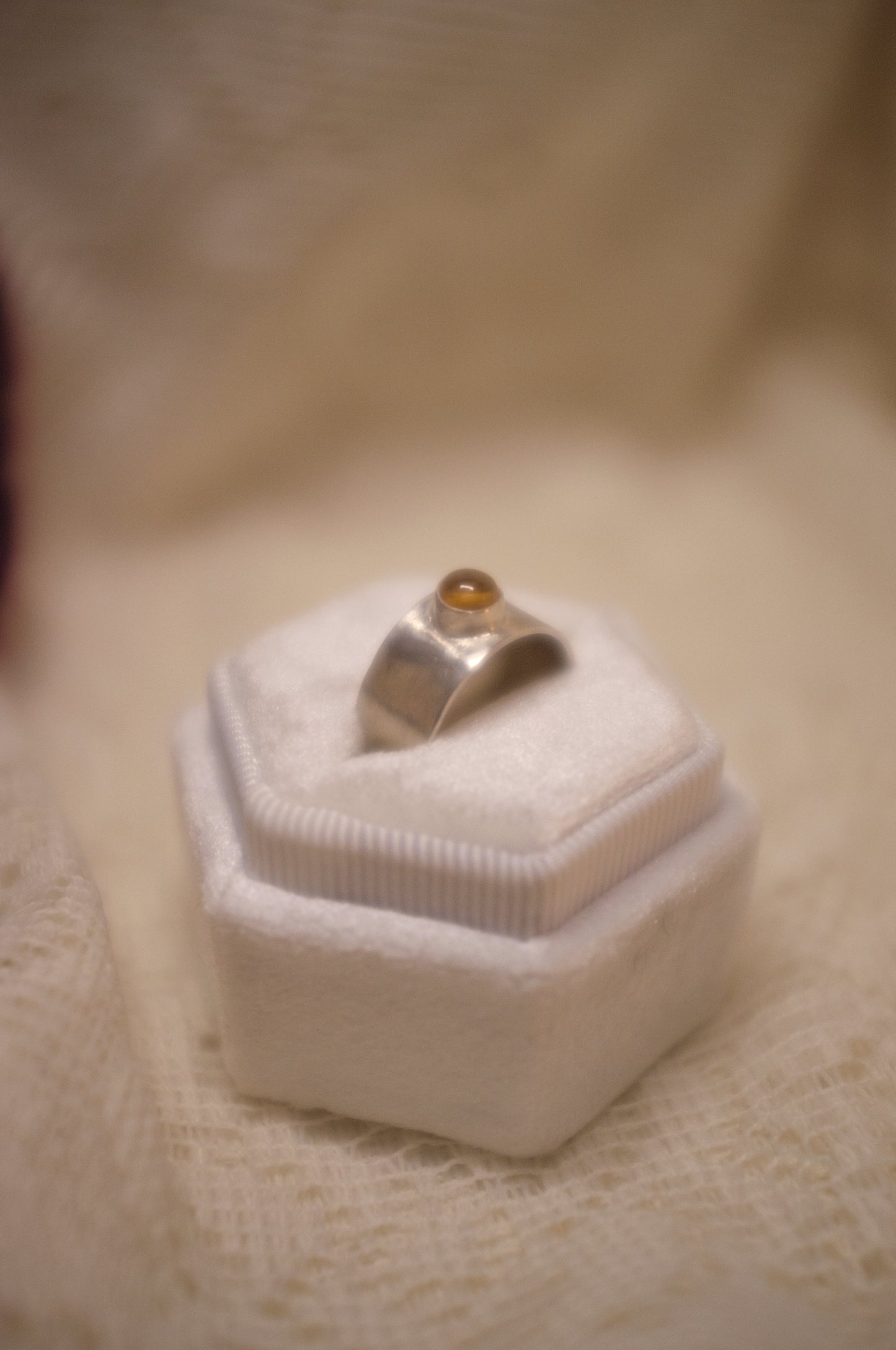 Citrine Band Ring