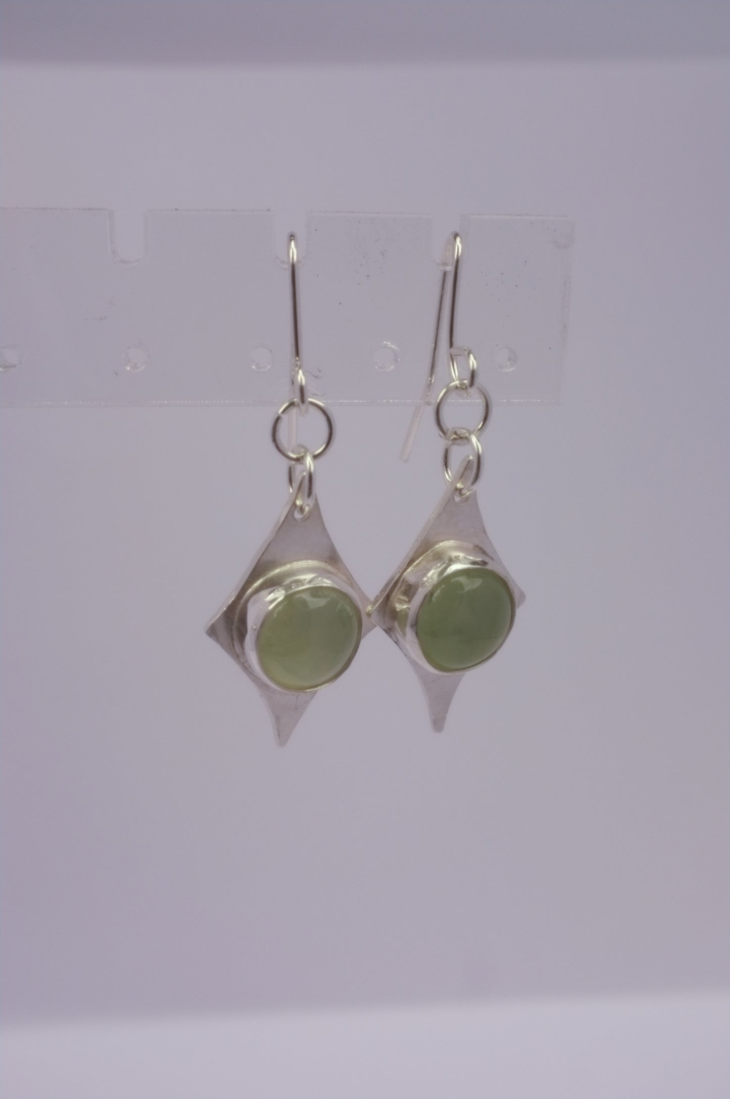 Green Diamond Earrings